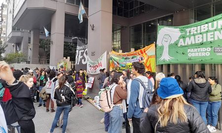 Un grupo de organizaciones se acercó al Congreso para reclamar la Ley de Humedales. Un grupo de organizaciones se acercó al Congreso para reclamar la Ley de Humedales.