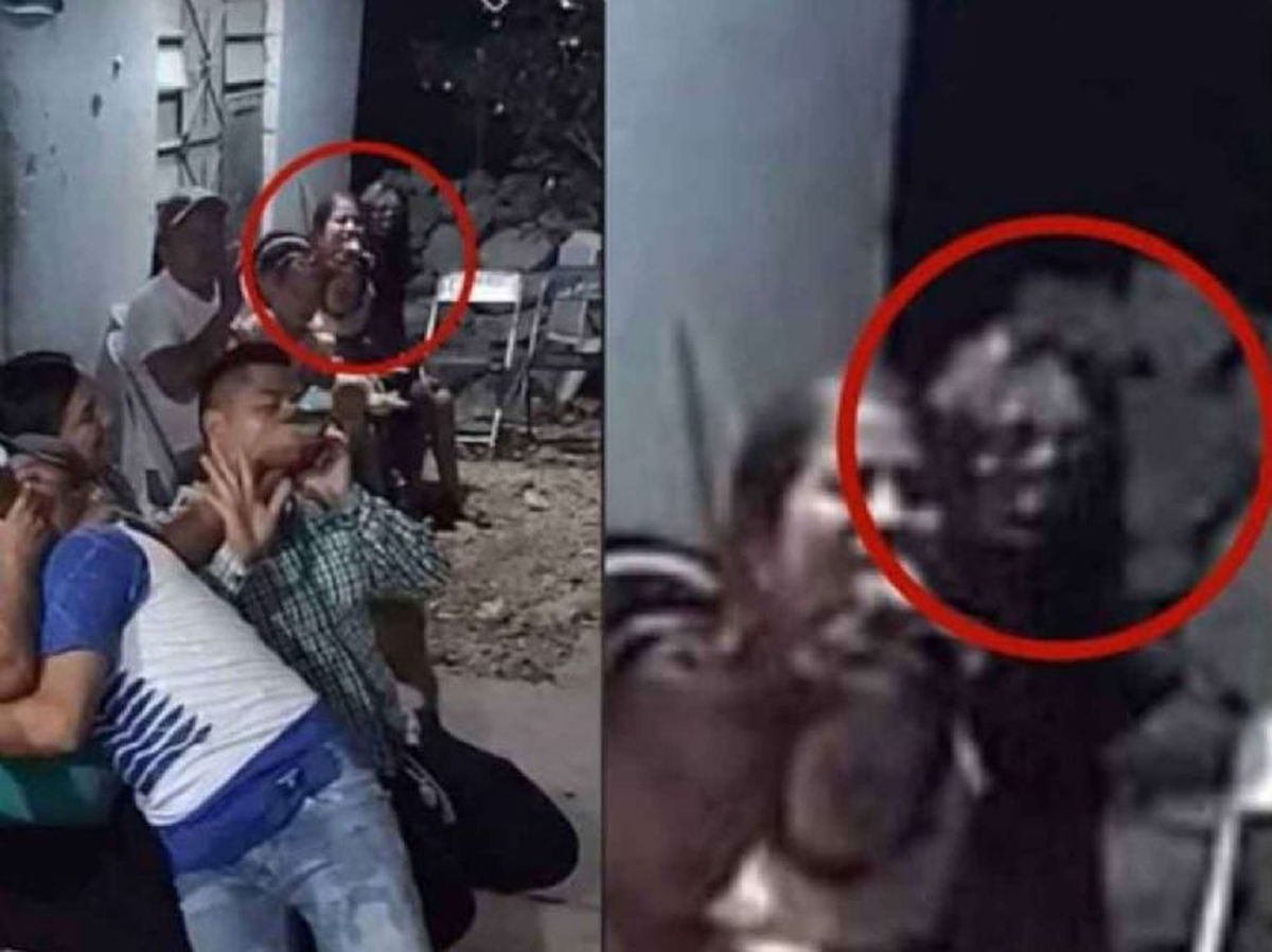 El supuesto fantasma aparece en las imágenes publicadas. FOTO: Facebook