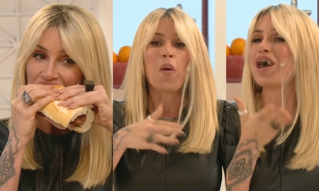 Florencia Peña se atragantó en vivo con un sándwich de milanesa Florencia Peña se atragantó en vivo con un sándwich de milanesa