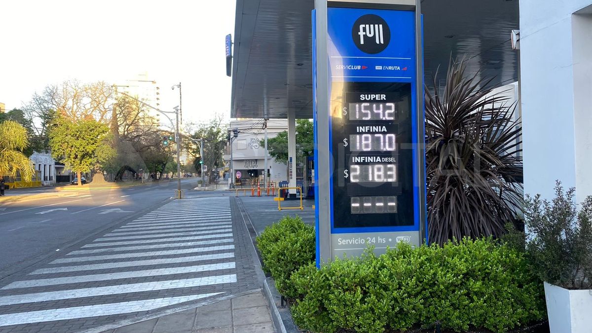 La suba de combustibles corresponde a los dos primeros trimestres de 2021