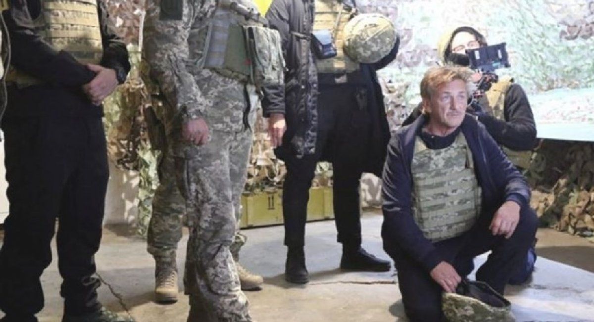 Sean Penn está filmando un documental sobre la invasión rusa en Ucrania