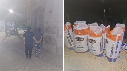 Santa Fe: se llevaron detenida a una mujer con 400 kilos de cereal robado en las vías del ferrocarril