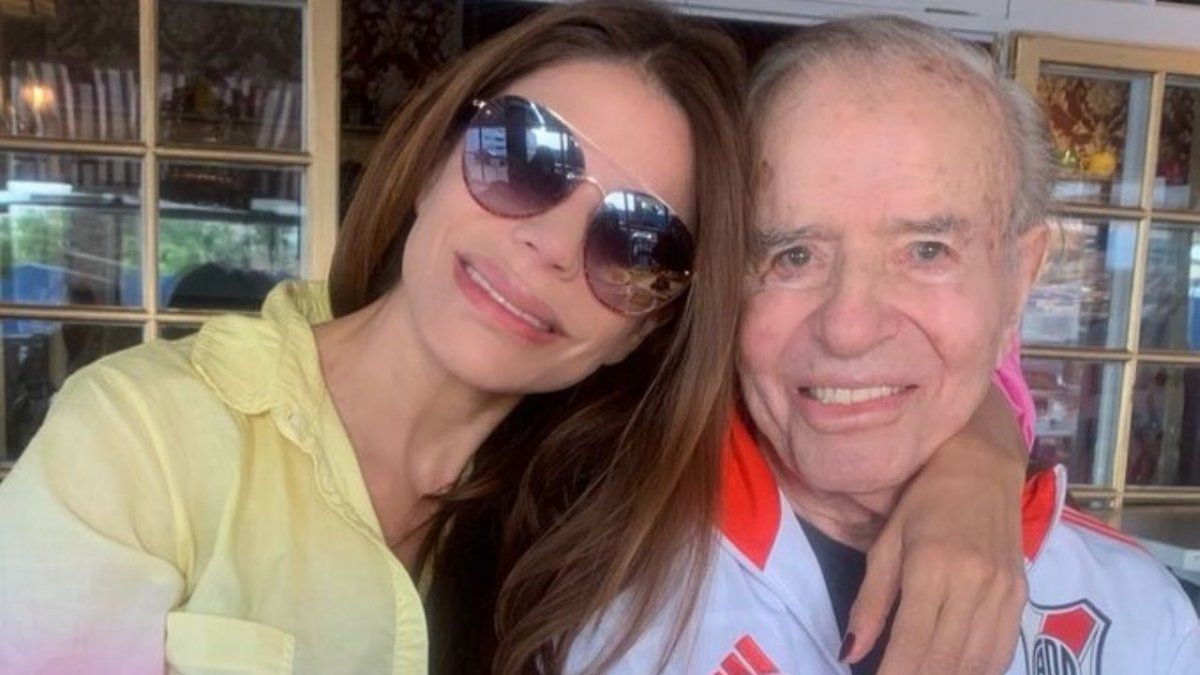 Zulema Menem, junto a Carlos Saúl Menem