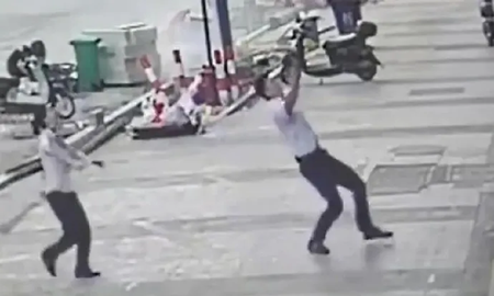 Video: un hombre le salvo la vida a una nena de dos años que cayó desde un quinto piso Video: un hombre le salvo la vida a una nena de dos años que cayó desde un quinto piso