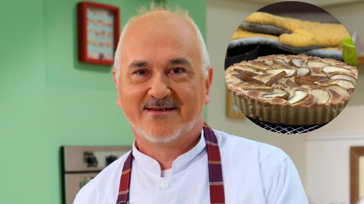 La receta de la Tarta Normanda de Osvaldo Gross.