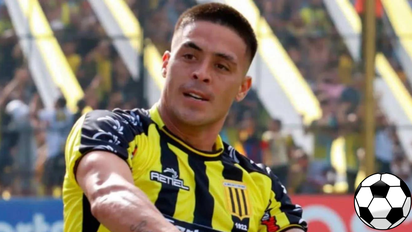 Brian Fernández marcó su primer gol en Almirante Brown