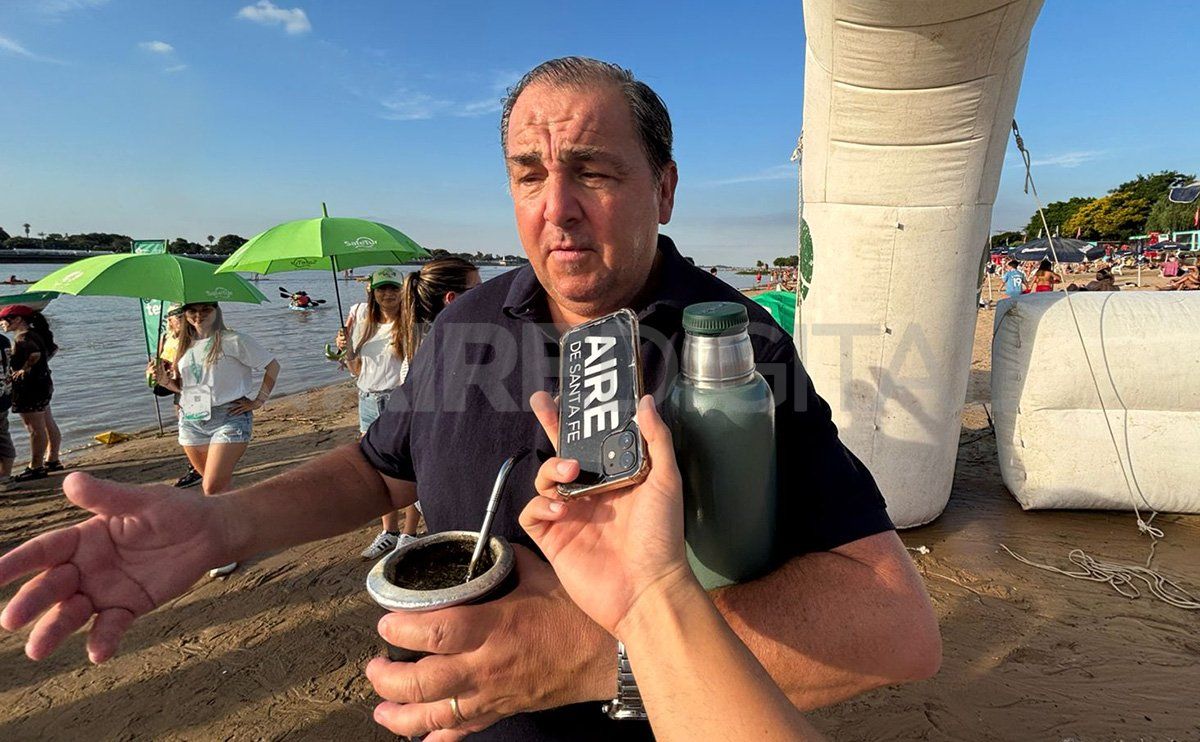 El intendente Juan Pablo Poletti habló con AIRE desde la Costanera Este