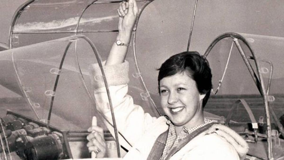 Funk formó parte de un grupo de mujeres ya pioneras en el pilotaje de aviones en la década del
