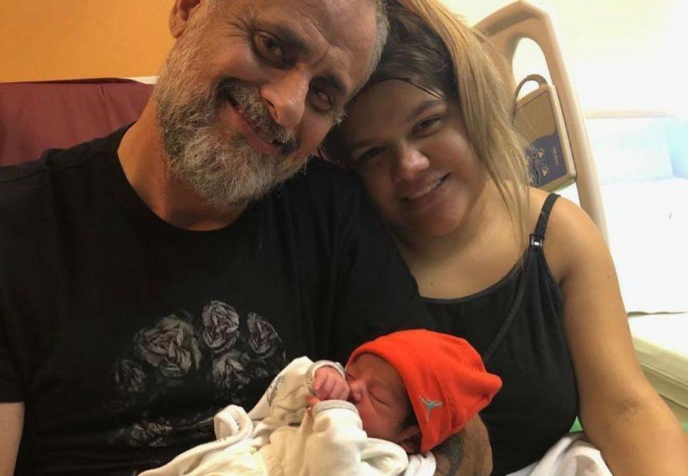 Jorge Rial junto a Morena y Francesco. 