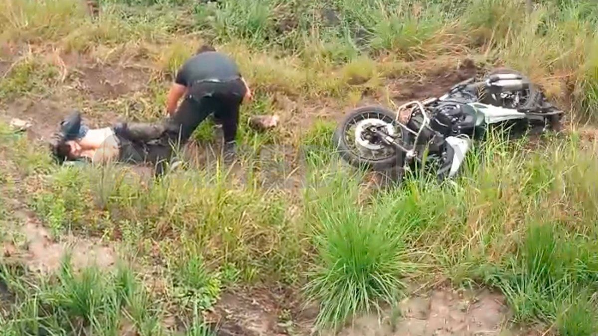 El accidente que tuvo involucrado al Chino Maidana se produjo este martes por la tarde en la Ruta Nacional 11.