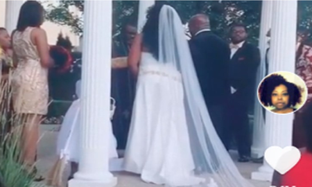 Una mujer embarazada arruina la boda de su amante al irrumpir en la ceremonia y gritar ¡Aquí está tu bebé! Una mujer embarazada arruina la boda de su amante al irrumpir en la ceremonia y gritar ¡Aquí está tu bebé!
