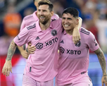 Facundo Farías junto a Lionel Messi en Inter Miami. Facundo Farías junto a Lionel Messi en Inter Miami.