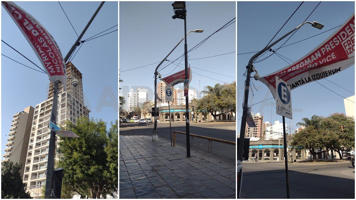 La víctima dio aviso al 911 y desde la central le informaron que la visión del domo estaba obstruida por propaganda electoral. La víctima dio aviso al 911 y desde la central le informaron que la visión del domo estaba obstruida por propaganda electoral. 