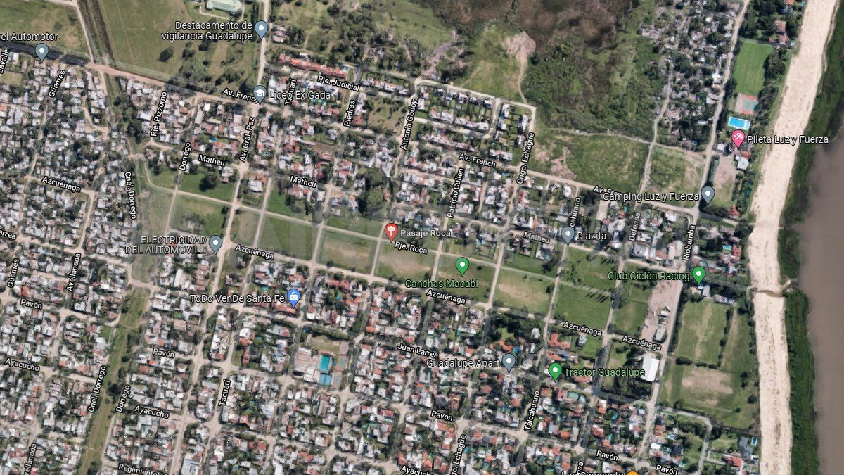Los terrenos de Guadalupe están entre las calles Dorrego, Matheu, Azcuénaga y Riobamba. Los terrenos de Guadalupe están entre las calles Dorrego, Matheu, Azcuénaga y Riobamba.