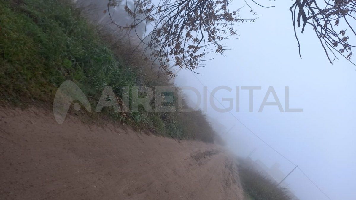 La postal de esta mañana en barrio Esmeralda.