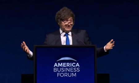 El presidente Javier Milei inició su discurso en el America Business Forum de Miami. El presidente Javier Milei inició su discurso en el America Business Forum de Miami.