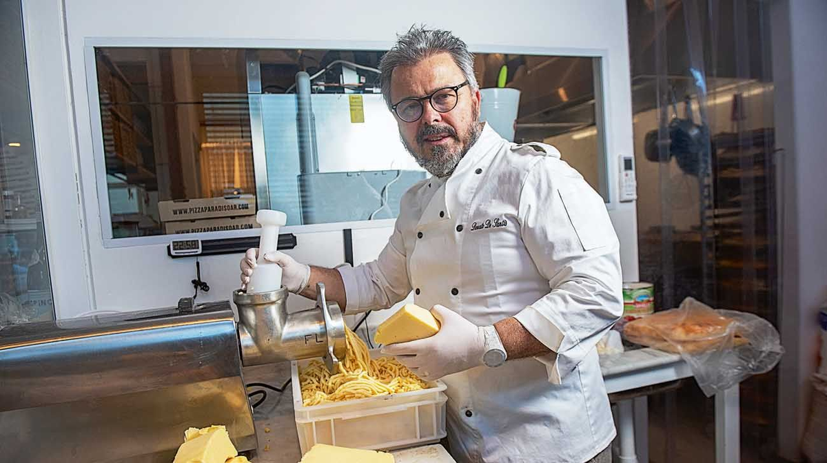 Donato de Santis compartió sus secretos para lograr la mejor pasta. Donato de Santis compartió sus secretos para lograr la mejor pasta.