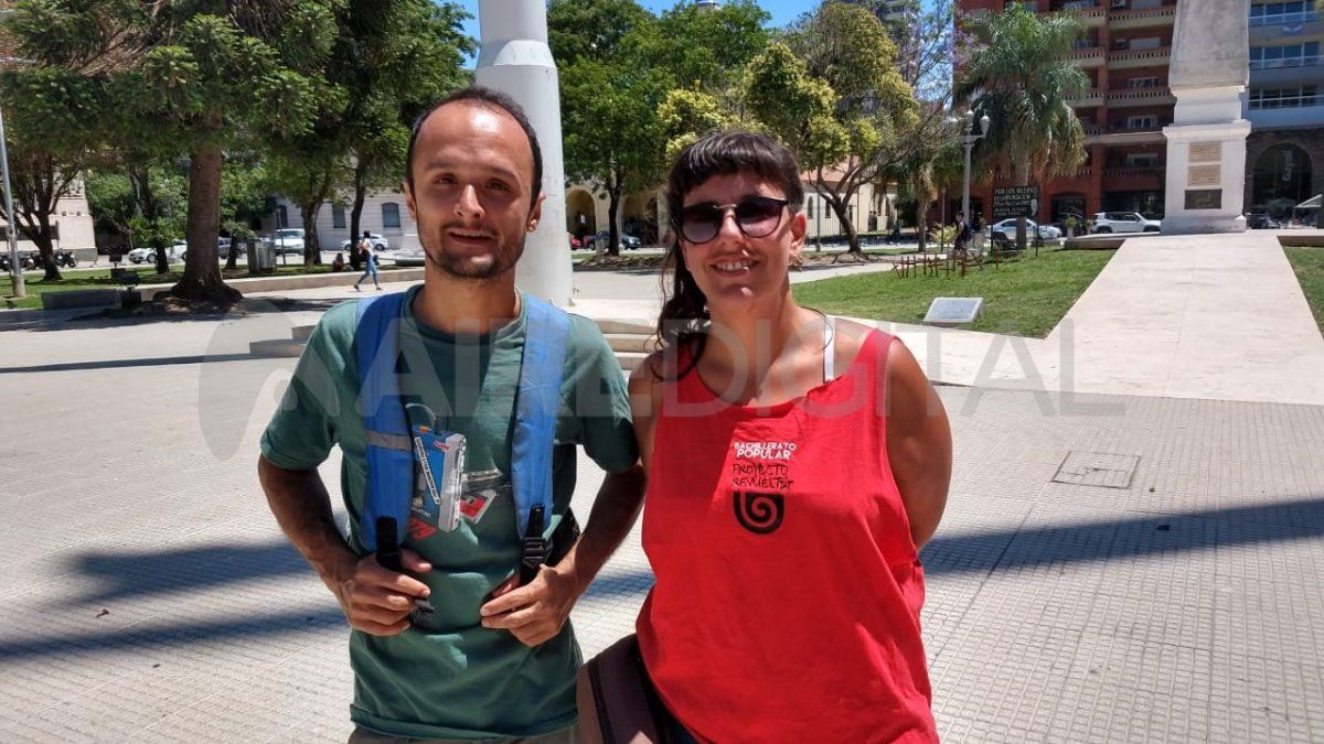 Lucas Castro y Anahí Acebal. 