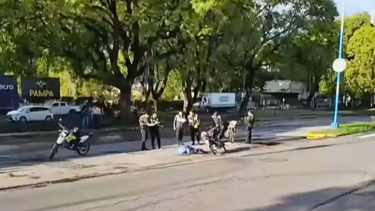 La Policía trabajó en la zona del siniestro durante la mañana.