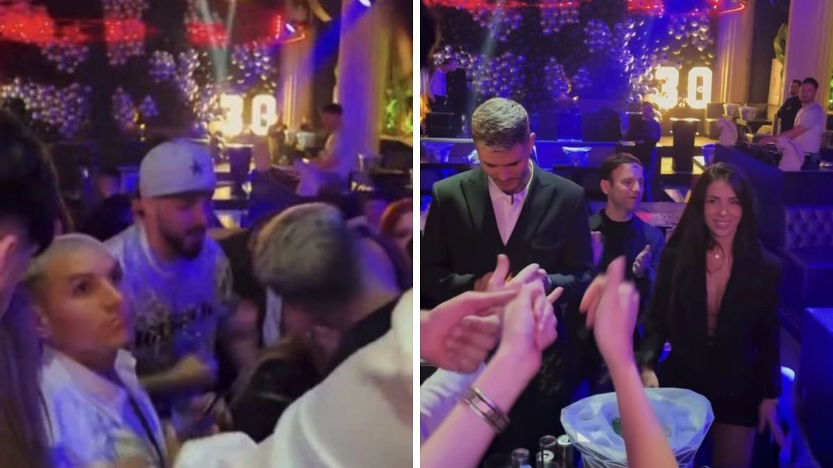 Mauro Icardi quedó en el ojo de la tormenta tras la difusión de videos en una fiesta privada.