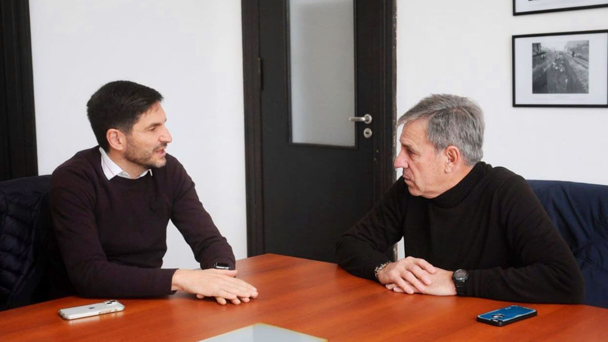 Pullaro se reunió con Jatón para conversar sobre su próxima gestión en la Provincia y las posibilidades de que puedan trabajar juntos.
