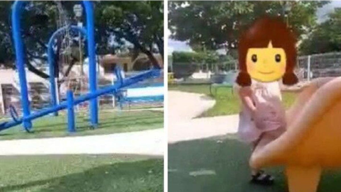 Video: grabaron un columpio moverse solo y una nena pidió jugar con un fantasma