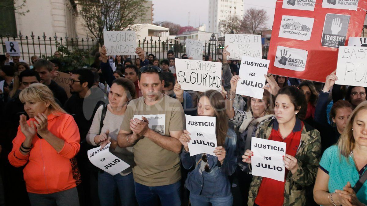 Los reclamos de justicia tras el crimen de Julio Cabal