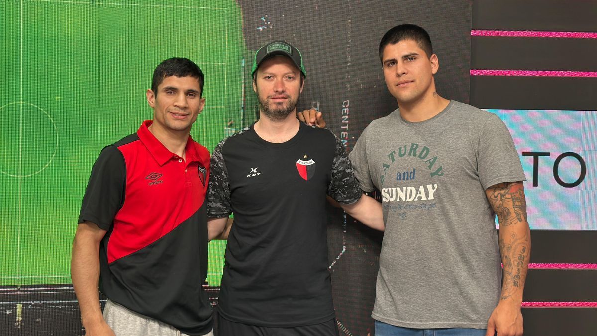 El zurdo Borda junto a Carlos Lemos y Chiquito Vergara