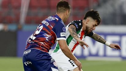 Así fueron los goles del partido entre Palestino y Unión por Copa Sudamericana