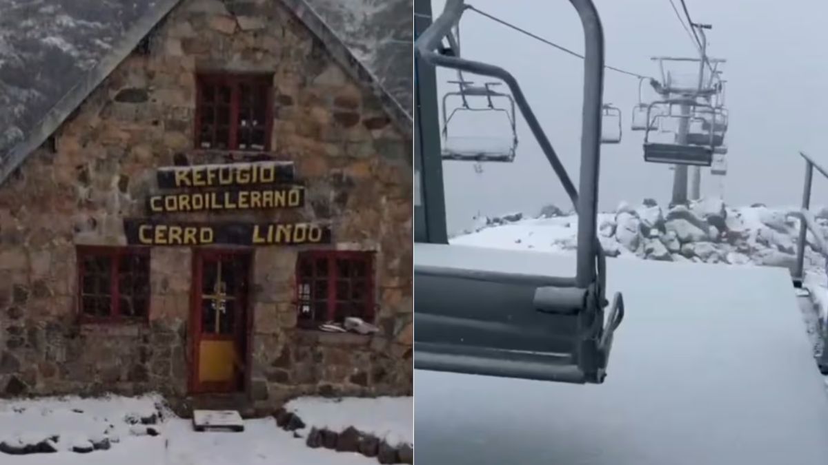El frente frío que generó nieve en Bariloche provocó un fuerte descenso térmico. El frente frío que generó nieve en Bariloche provocó un fuerte descenso térmico.