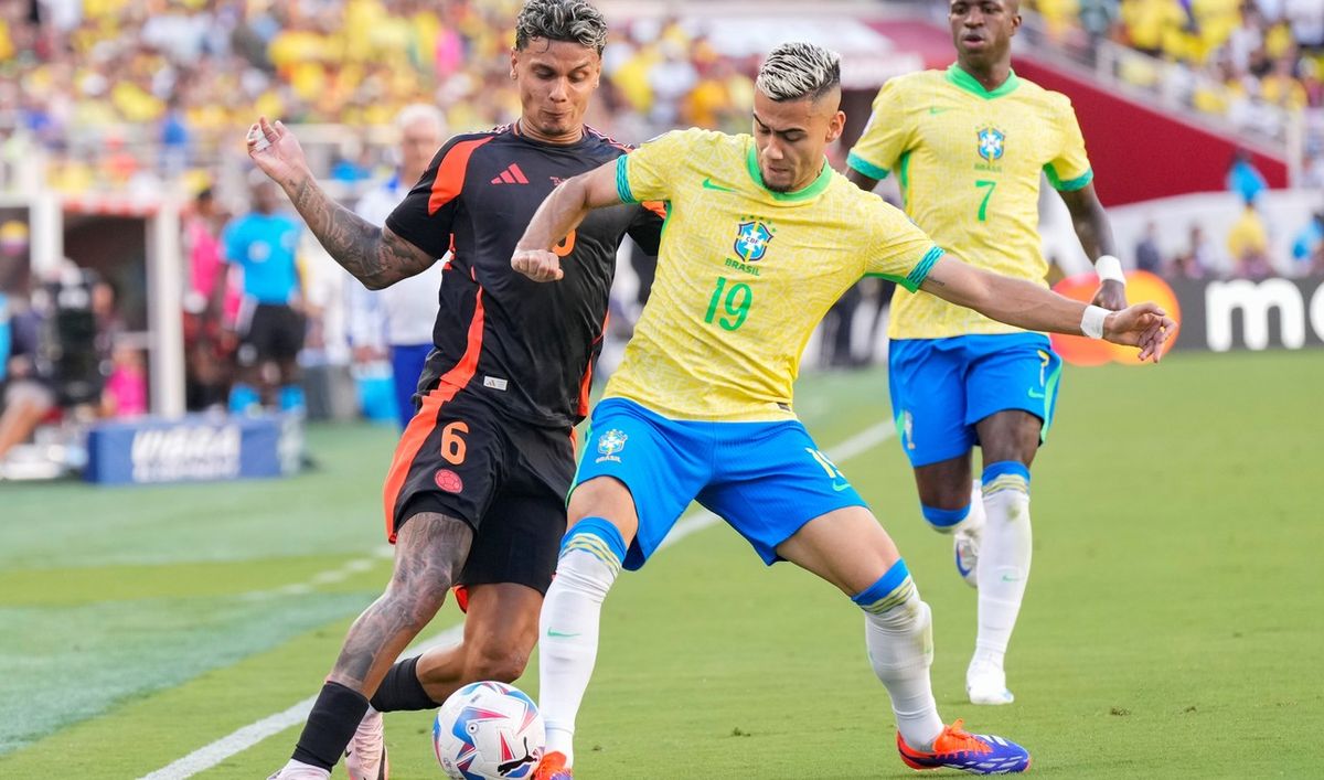 Brasil empató con Colombia