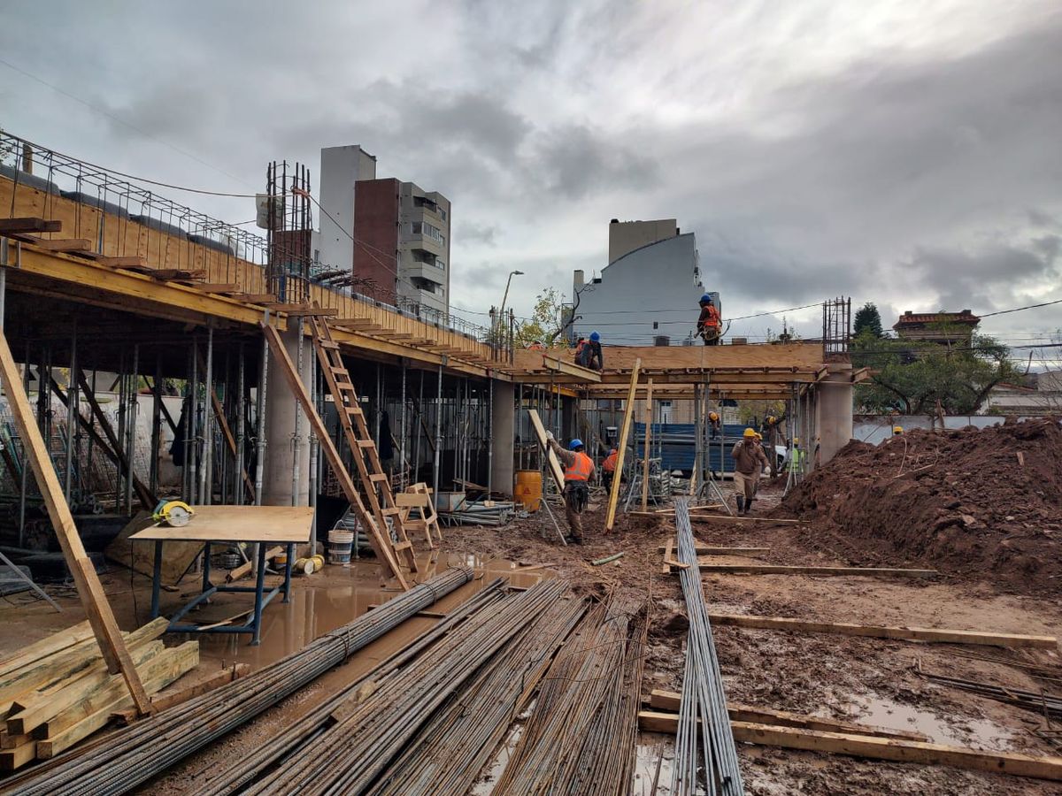 Así avanzan las obras en el nuevo edificio de Castellanos y Güemes. Así avanzan las obras en el nuevo edificio de Castellanos y Güemes.