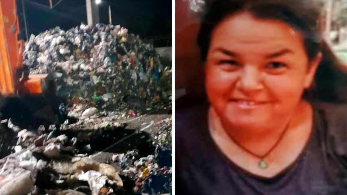 Quedó atrapada bajo casi tres metros de basura en Cañuelas.&nbsp;