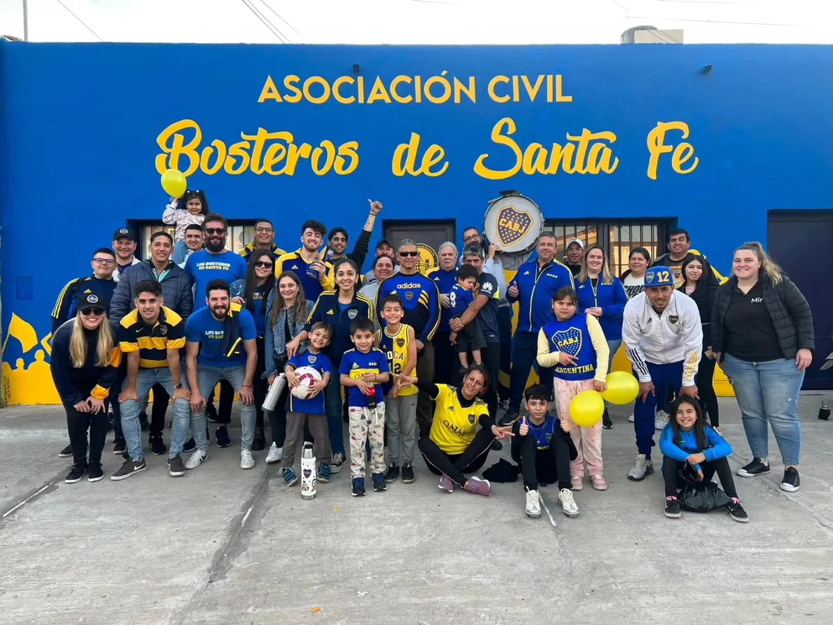 La Peña de Boca Osvaldo Potente Los Bosteros de Santa Fe.