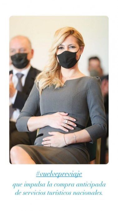 La foto que la Primera Dama, Fabiola Yáñez, compartió en su Instagram y despertó sospechas de un posible embarazo.