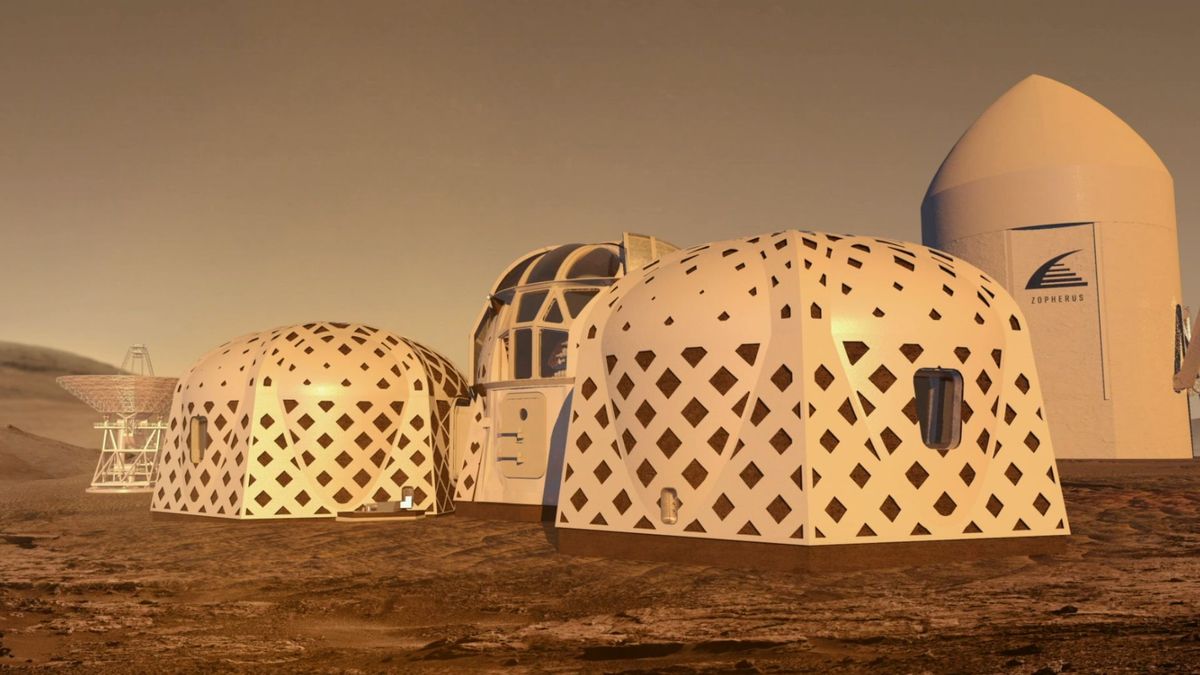 Simulación de habitáculos en Marte.