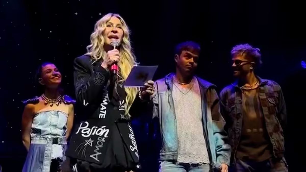 Cris Morena recordó a su nieta Mila Yankelevich durante su emotiva aparición en el Movistar Arena.