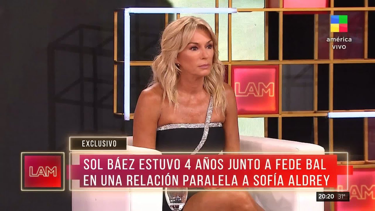 Yanina Latorre habló de las relaciones paralelas que Fede Bal mantuvo con Sofía Aldrey y Sol Báez.