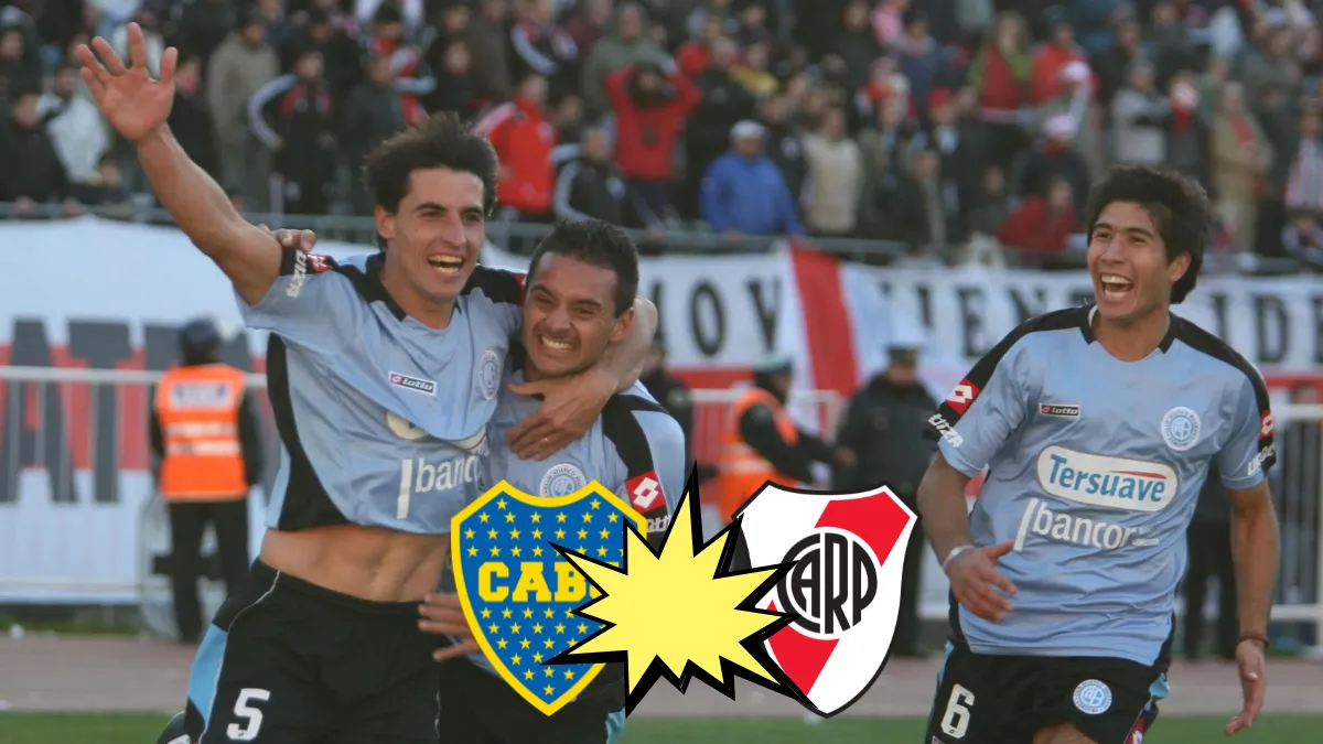 Lo festejó boca, lloró River: el festejo de César Pereyra con la camiseta de Belgrano. Lo festejó boca, lloró River: el festejo de César Pereyra con la camiseta de Belgrano.
