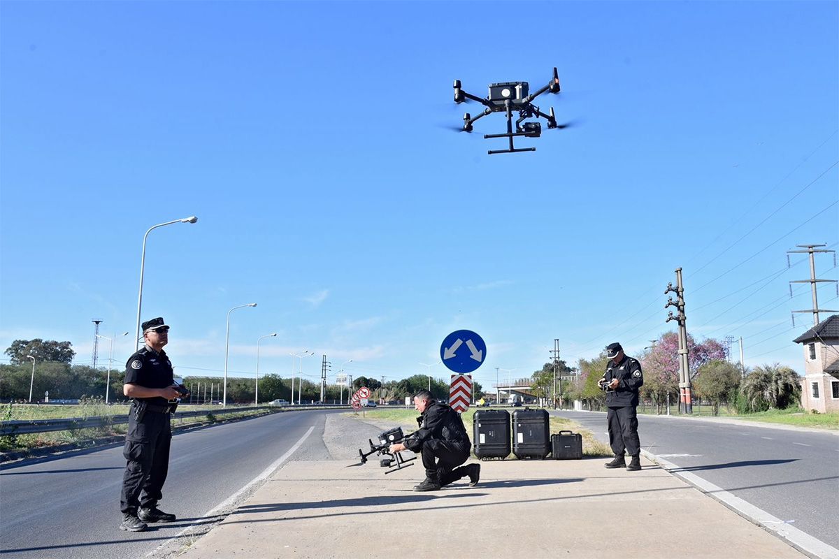 El nuevo sistema de control de tránsito con drones ya se puso en marcha en Rosario el pasado 3 de octubre.