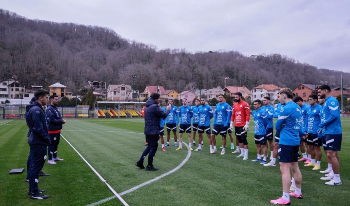 La selección de Paraguay en Sochi. (Prensa APF). La selección de Paraguay en Sochi. (Prensa APF).