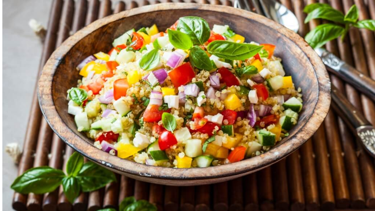 Una ensalada fresca y rápida que combina frutas