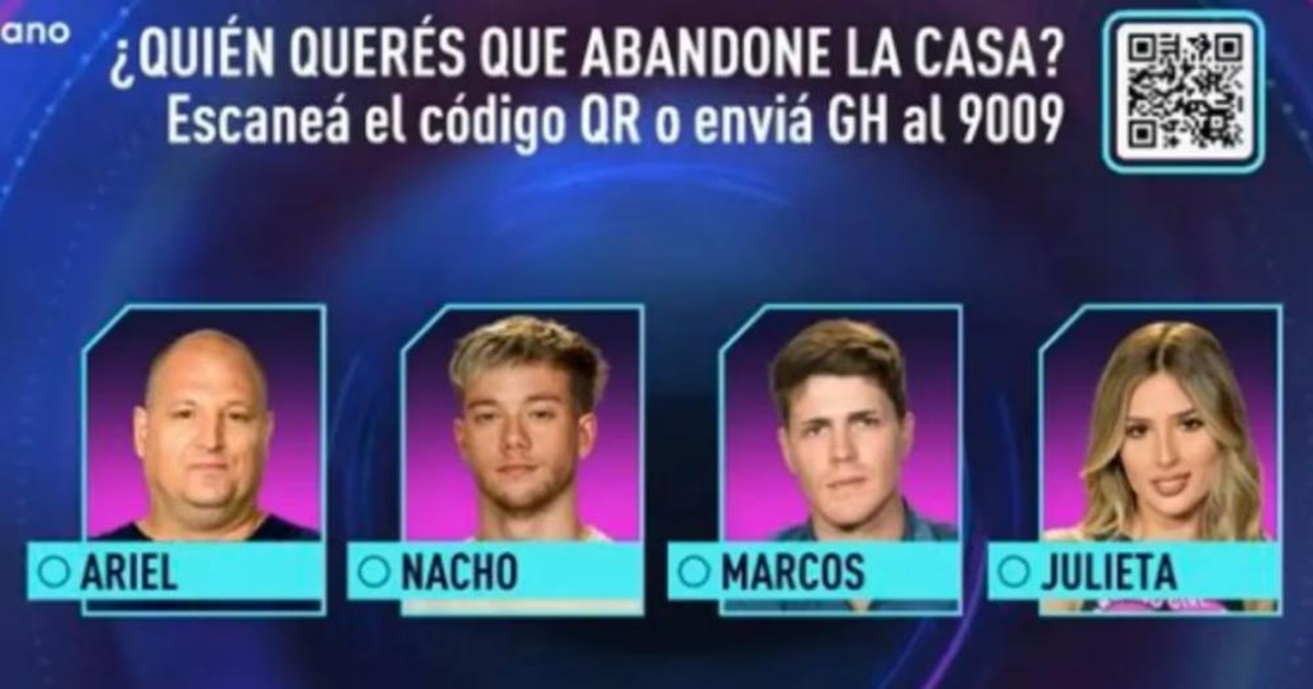 Como cada domingo, llegó la gala de eliminación en la casa de Gran Hermano.