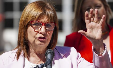 Patricia Bullrich, jefa del bloque de senadores de La Libertad Avanza. Patricia Bullrich, jefa del bloque de senadores de La Libertad Avanza.