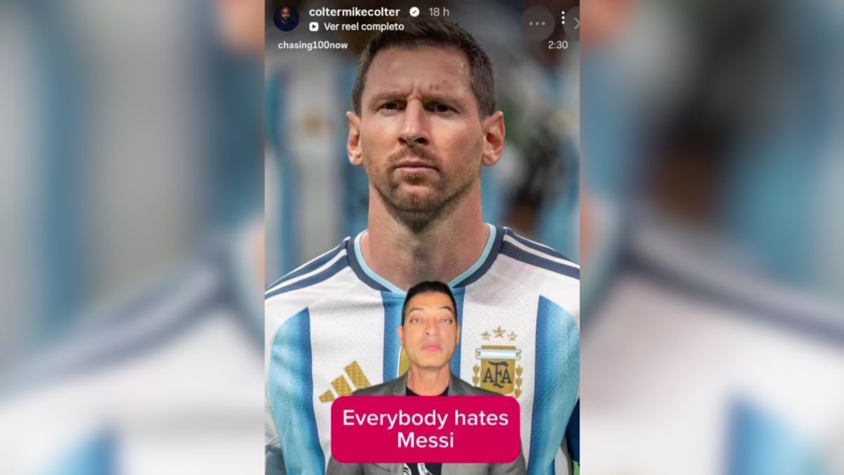 El actor estadounidense compartió un video en el que cuestionaba a la Argentina y a Lionel Messi. El actor estadounidense compartió un video en el que cuestionaba a la Argentina y a Lionel Messi.