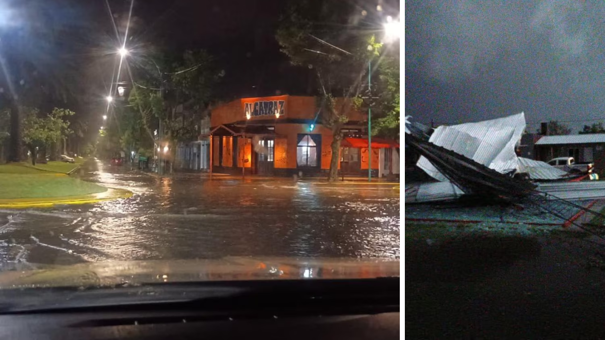 La tormenta que golpeó Urdampilleta provocó cortes masivos de luz por la caída de postes y obligó al Hospital Juana de Miguens a operar con grupo electrógeno