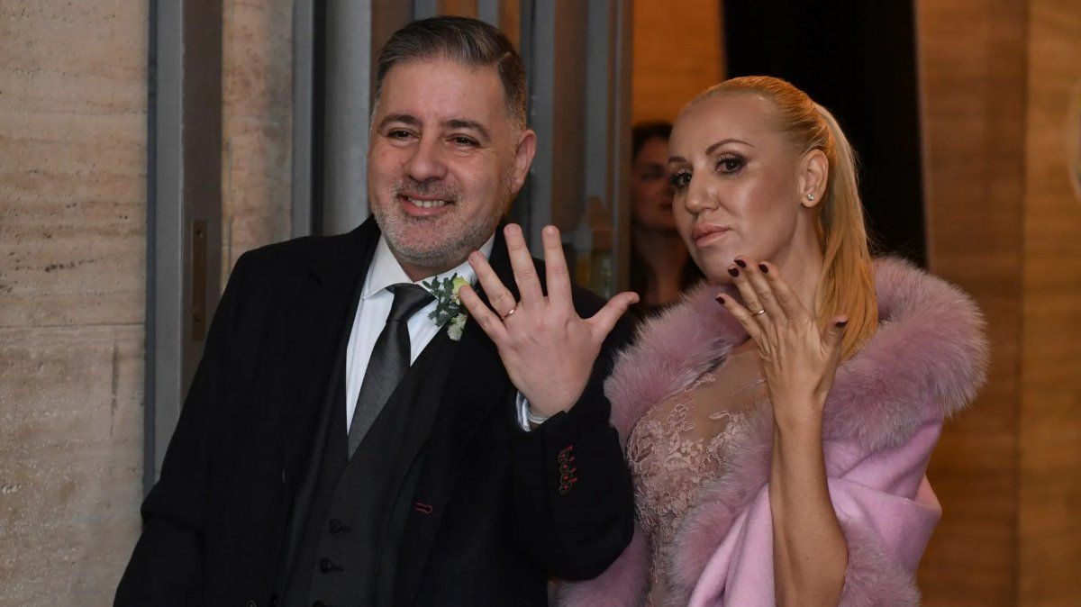 Fabián Doman y María Laura de Lillo pasaron por el Registro Civil en 2019.