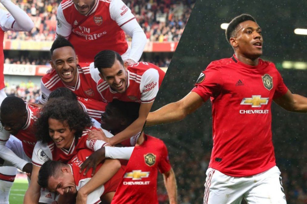 Arsenal recibe a Manchester United, un duelo de gigantes dormidos