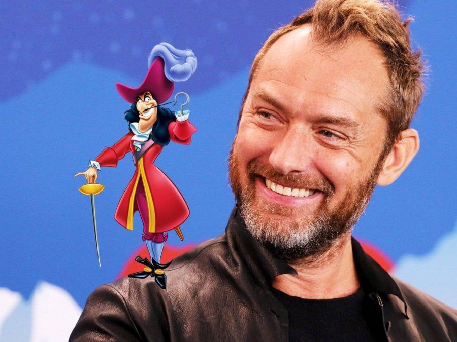 Jude Law y Capit&aacute;n Garfio