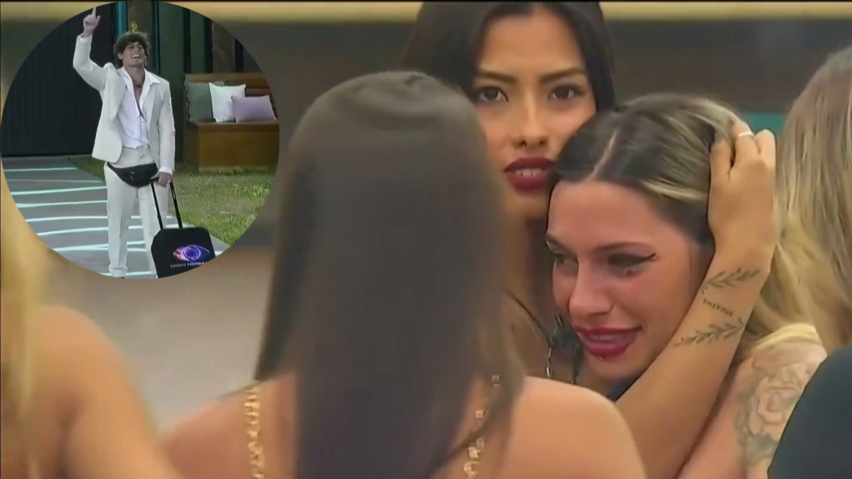 Sofía “Sopa” Buscio se quebró en llanto al escuchar que el concursante había quedado eliminado del reality.